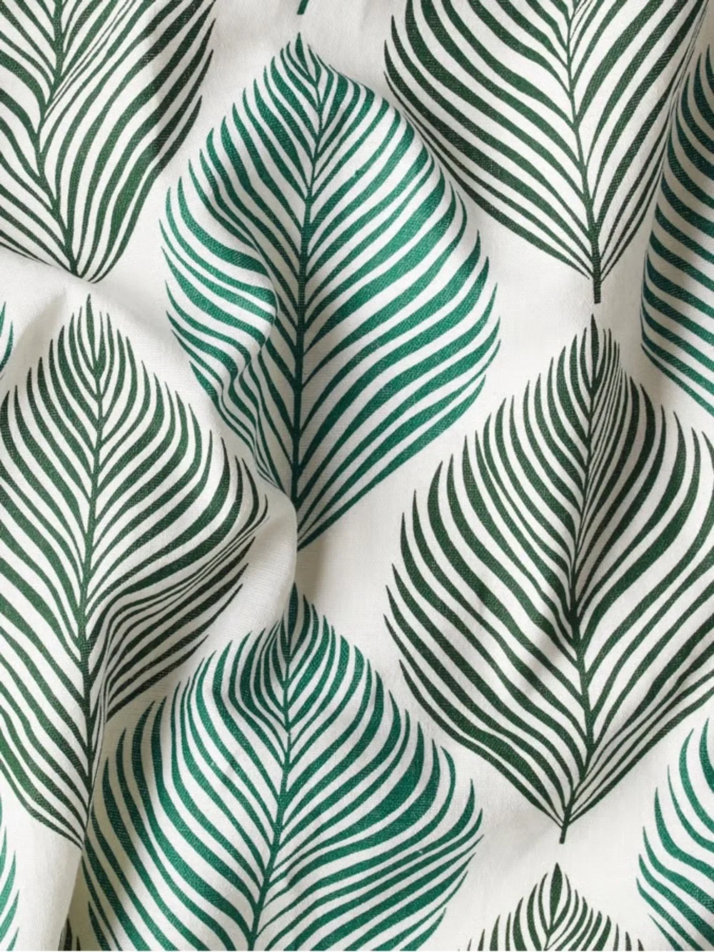 IKEA FJÄDERKLINT  Leaf Curtain Panels Set of two 57”x93”